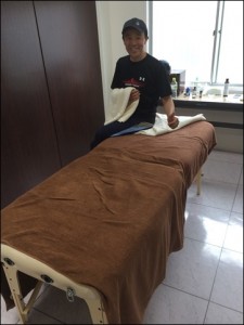 スポーツアロママッサージを体験してきましたよ！改めて繋がる素晴らしさを実感