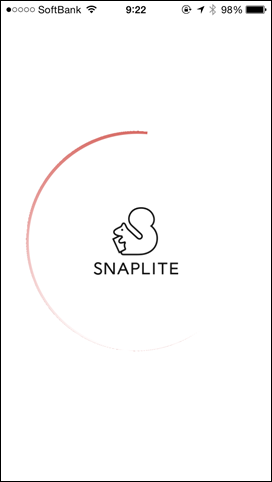 SnapLite起動画面