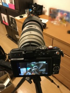 マイクロフォーサーズ機にキャノンＥＦレンズを装着して箱根の紅葉を撮る ～ その１ まずは装着編