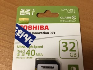 Eye-Fi mobiを引退させ、間に合わせにバルク品？のUHS-I対応SDカードに交換