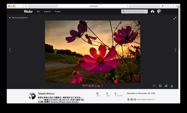 Flickrにアップ済の写真にCCライセンスを付与しました。宜しければWeb等の素材にご活用ください!