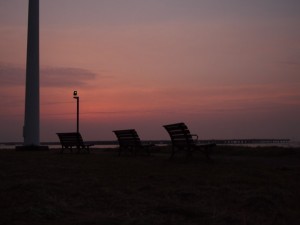 川崎 浮島町公園 日の出写真撮影 【2014/5/26 E-PL3】