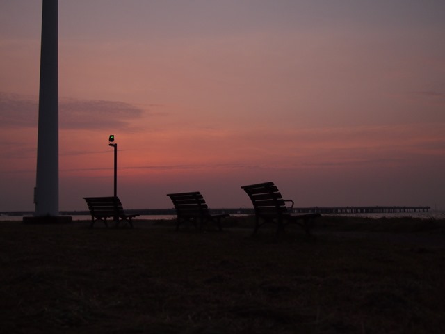 川崎 浮島町公園 日の出写真撮影 【2014/5/26 E-PL3】